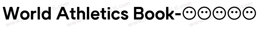 World Athletics Book字体转换